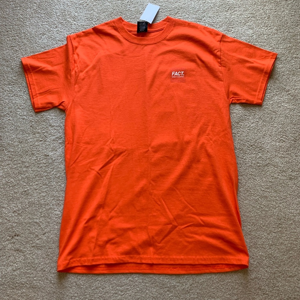 FACT. Brand Box Logo Made To Destroy Shirt Medium